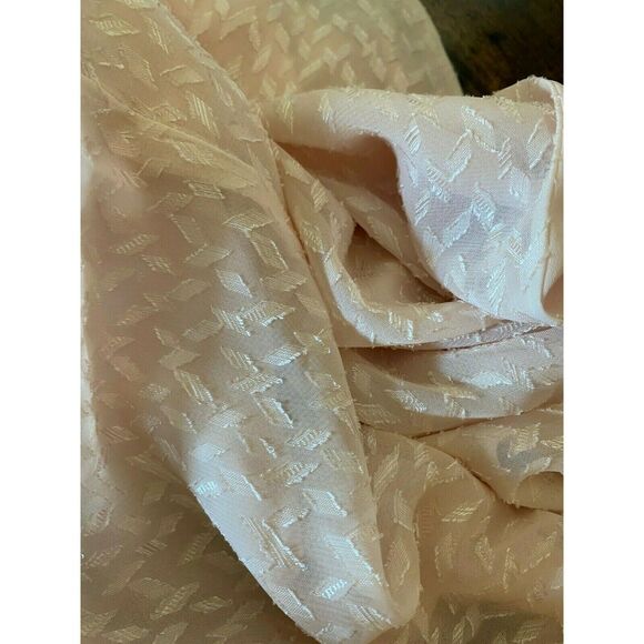 Metaphor women’s Pink Chiffon Lace Hi Low Sleeveless Blouses z L wrapped ruffle - Picture 8 of 13